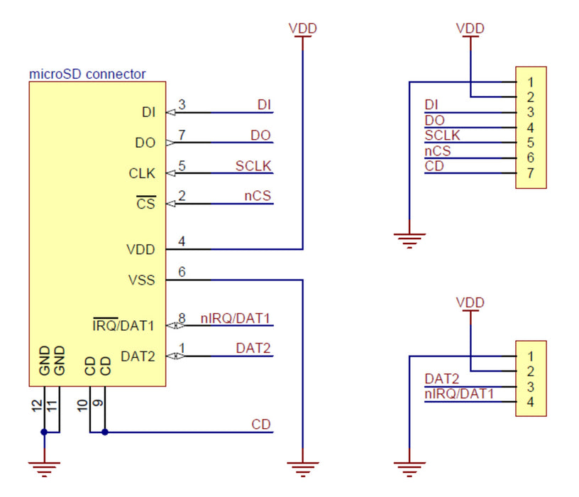 Breakout Board for microSD Card