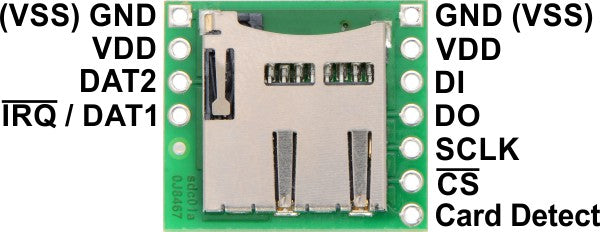 Breakout Board for microSD Card