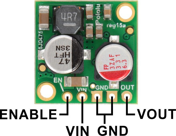 Pololu 7.5V, 2.5A Step-Down Voltage Regulator D24V25F7