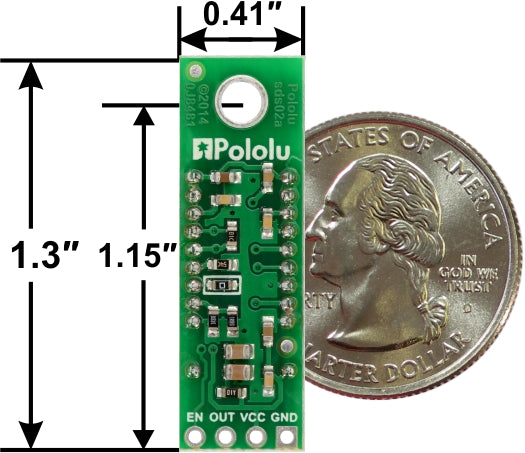 Pololu Carrier for Sharp GP2Y0A60SZLF Analog Distance Sensor, 3V