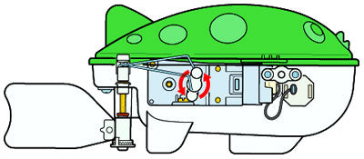 Tamiya 71114 Mechanical Blowfish - Tail Fin Swimming Action