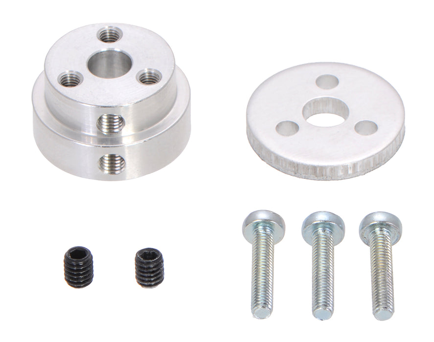 Pololu Aluminum Scooter Wheel Adapter for 1/4″ Shaft