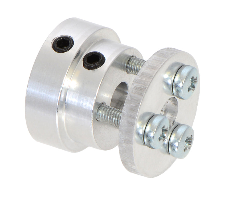 Pololu Aluminum Scooter Wheel Adapter for 1/4″ Shaft