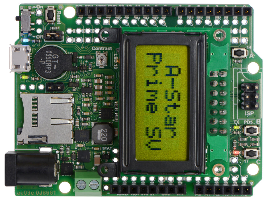 A-Star 32U4 Prime SV microSD with LCD