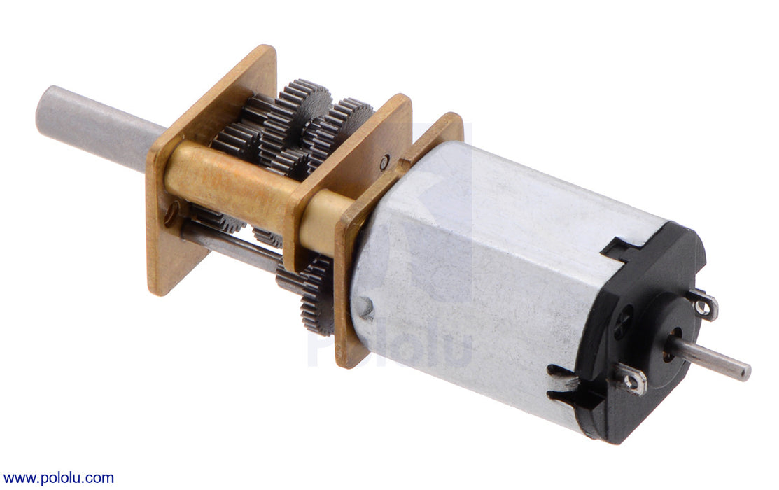 1000:1 Micro Metal Gearmotor MP 6V with Extended Motor Shaft