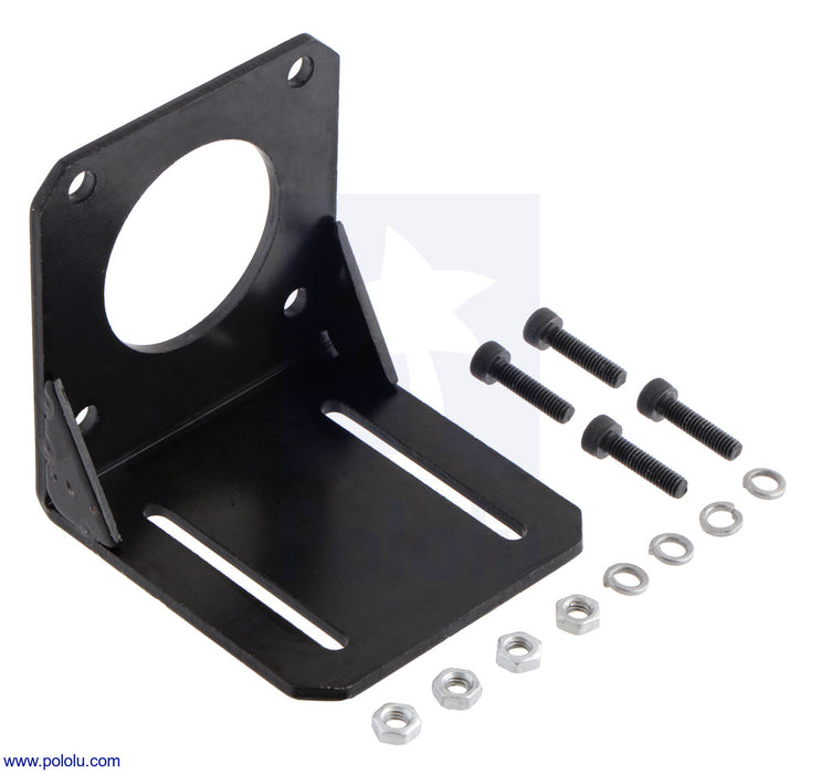 Steel L-Bracket for NEMA 23 Stepper Motors