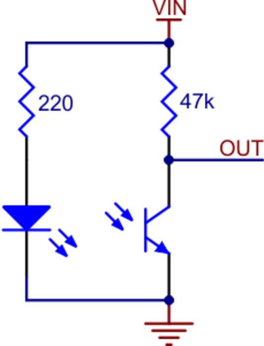 QTR-1A Reflectance Sensor (2-Pack)