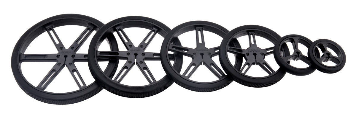 Pololu Wheel 32×7mm Pair - Black