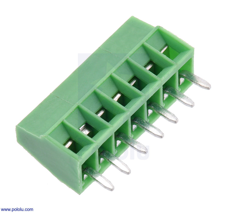 Screw Terminal Block: 7-Pin, 0.1″ Pitch, Side Entry