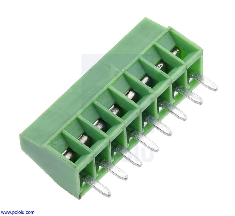 Screw Terminal Block: 8-Pin, 0.1″ Pitch, Side Entry