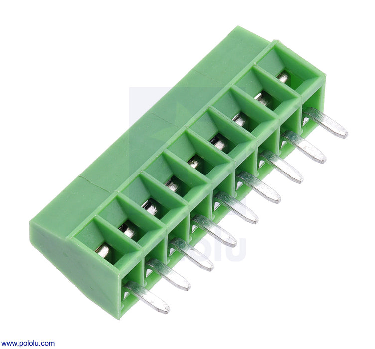 Screw Terminal Block: 9-Pin, 0.1″ Pitch, Side Entry