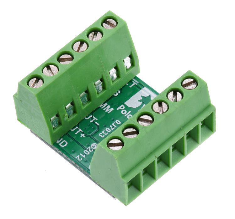 Screw Terminal Block: 8-Pin, 0.1″ Pitch, Side Entry