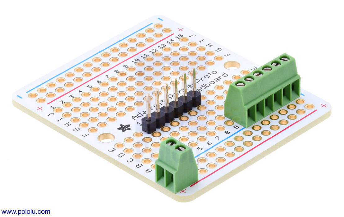 Screw Terminal Block: 5-Pin, 0.1″ Pitch, Side Entry (2-Pack)