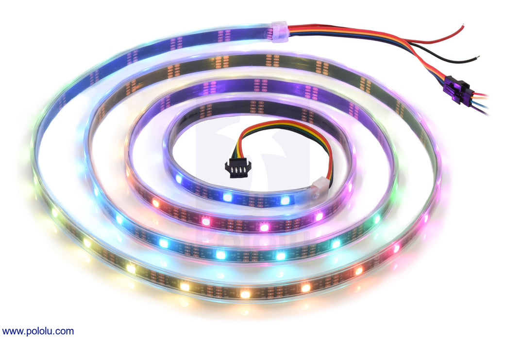 Addressable RGB 60-LED Strip, 5V, 1m (SK9822)