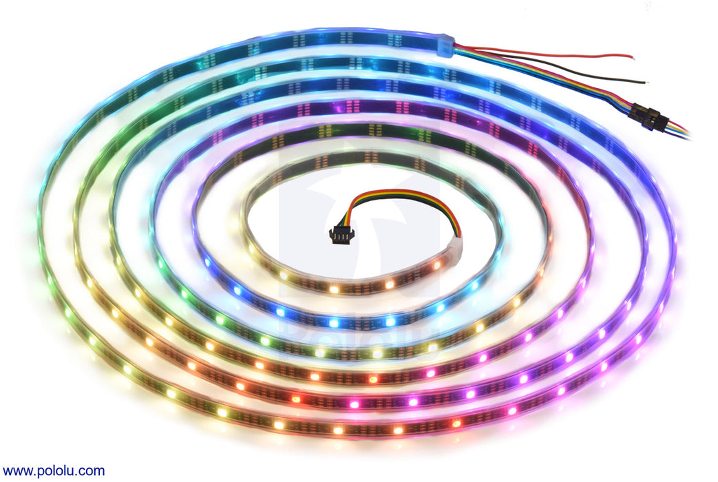 Addressable RGB 60-LED Strip, 5V, 1m (SK9822)