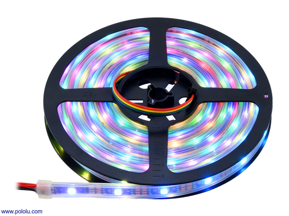 Addressable High-Density RGB 144-LED Strip, 5V, 1m (SK9822)