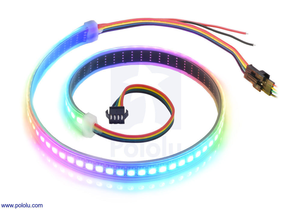 Addressable High-Density RGB 144-LED Strip, 5V, 1m (SK9822)