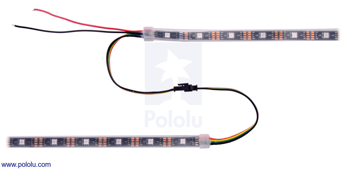 Addressable RGB 60-LED Strip, 5V, 1m (SK9822)