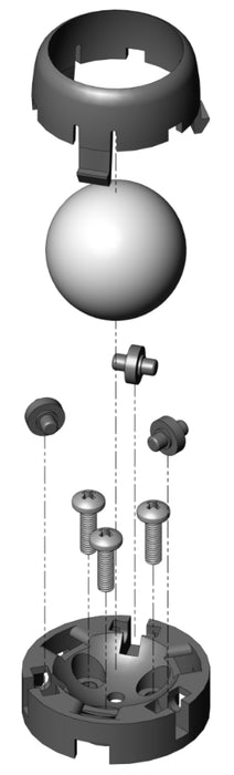 Pololu Ball Caster with 1″ Plastic Ball and Plastic Rollers