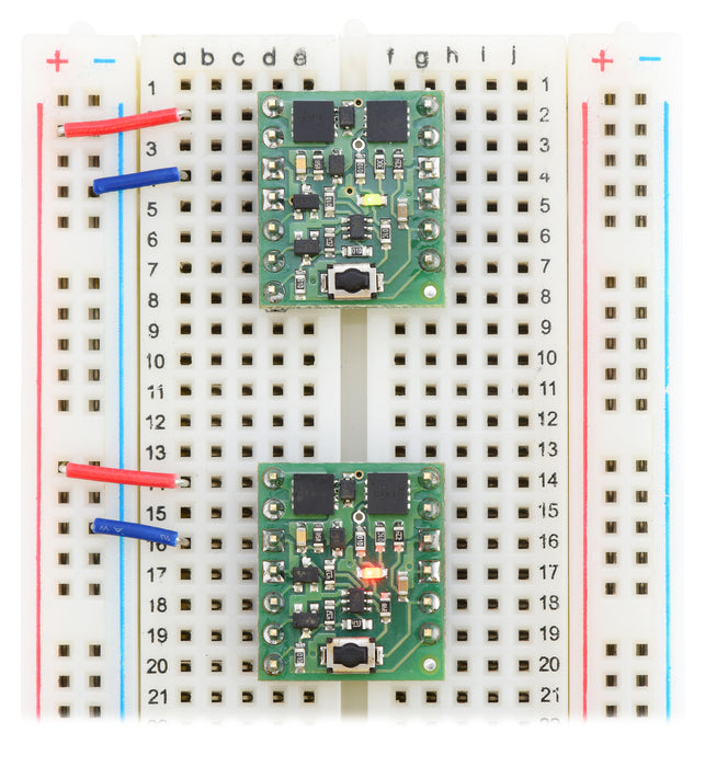 Mini Pushbutton Power Switch with Reverse Voltage Protection, LV