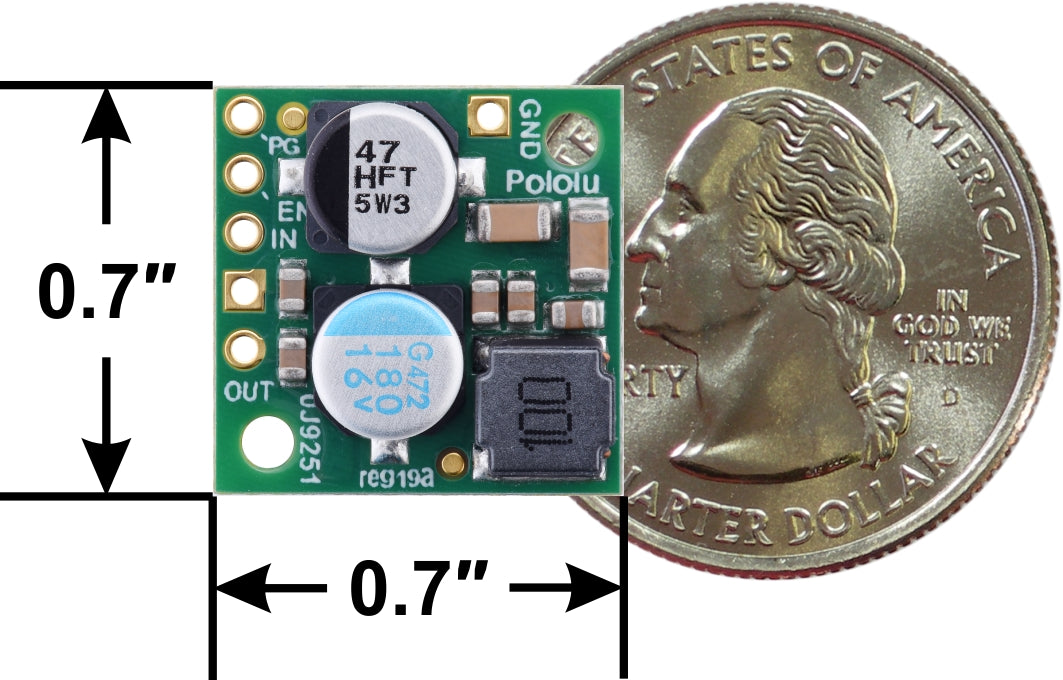Pololu 5V, 2.5A Step-Down Voltage Regulator D24V22F5