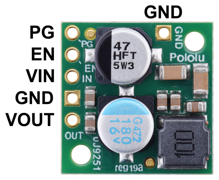 Pololu 7.5V, 2.4A Step-Down Voltage Regulator D24V22F7