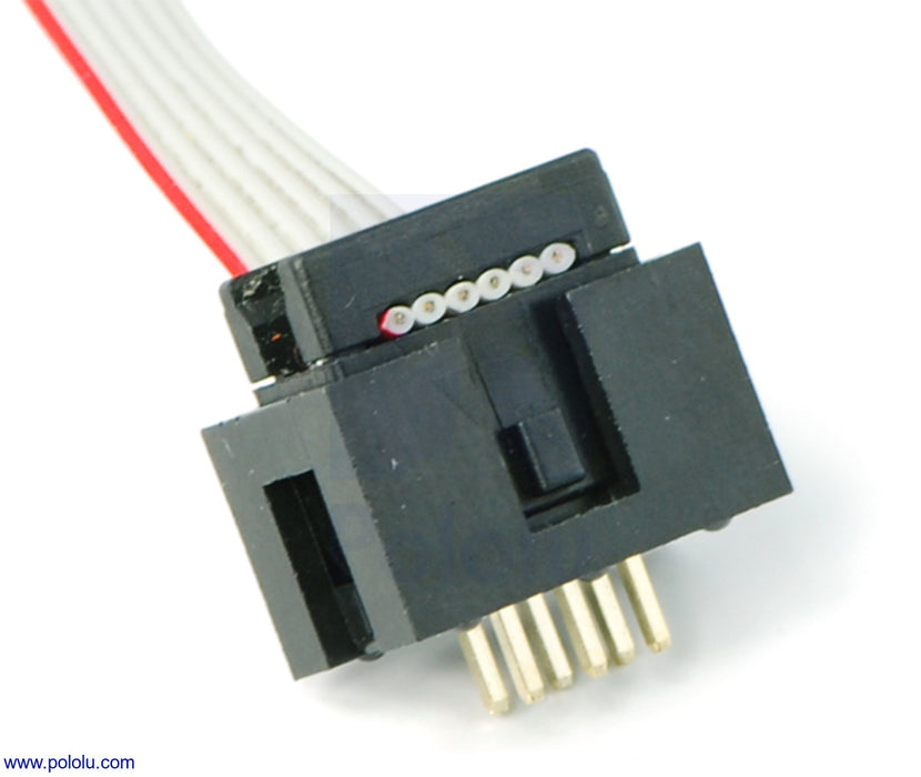 IDC socket: 2x3-Pin, 0.100" (2.54 mm) Female