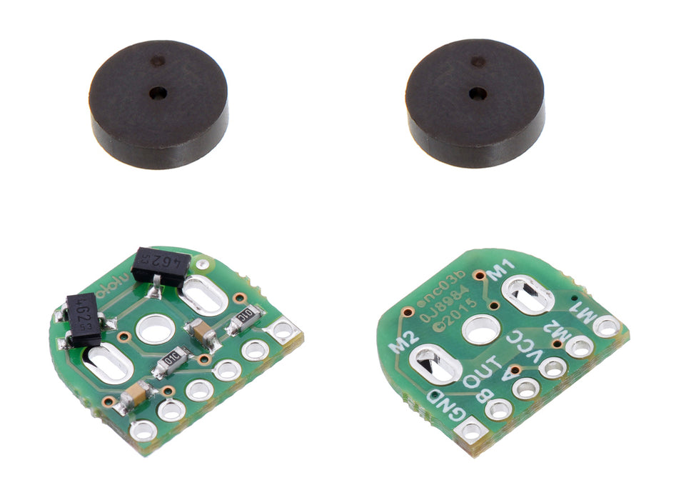 Magnetic Encoder Pair Kit for Micro Metal Gearmotors, 12 CPR, 2.7-18V