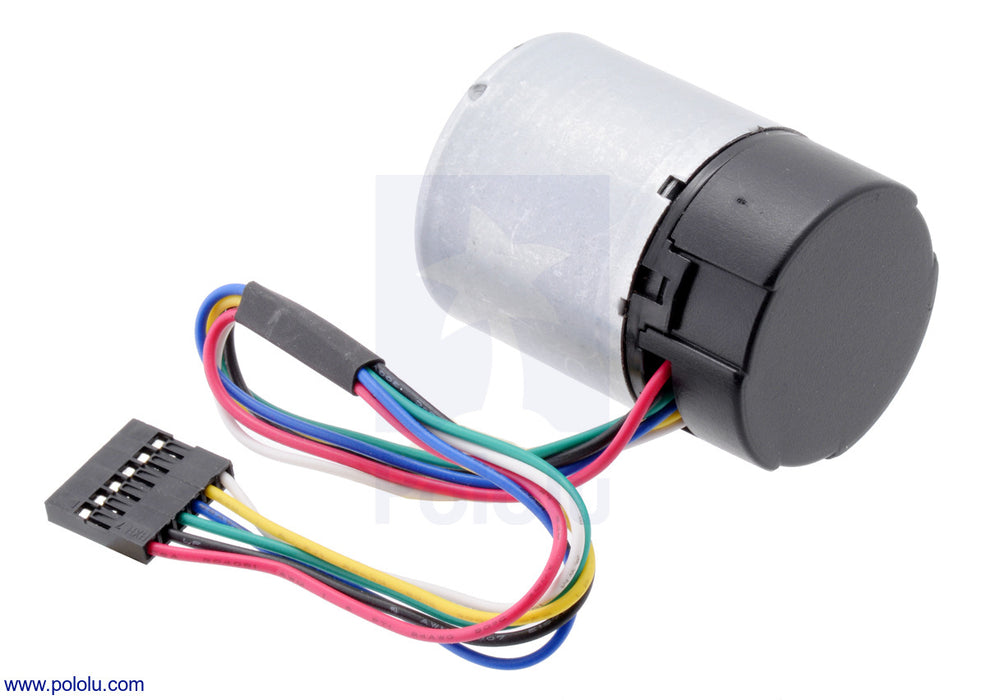 12V Motor with 64 CPR Encoder for 37D mm Metal Gearmotors (No Gearbox, Helical Pinion)