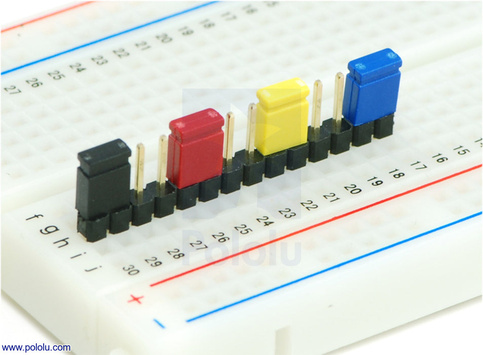 0.100" (2.54 mm) Shorting Block: Yellow, Top Closed