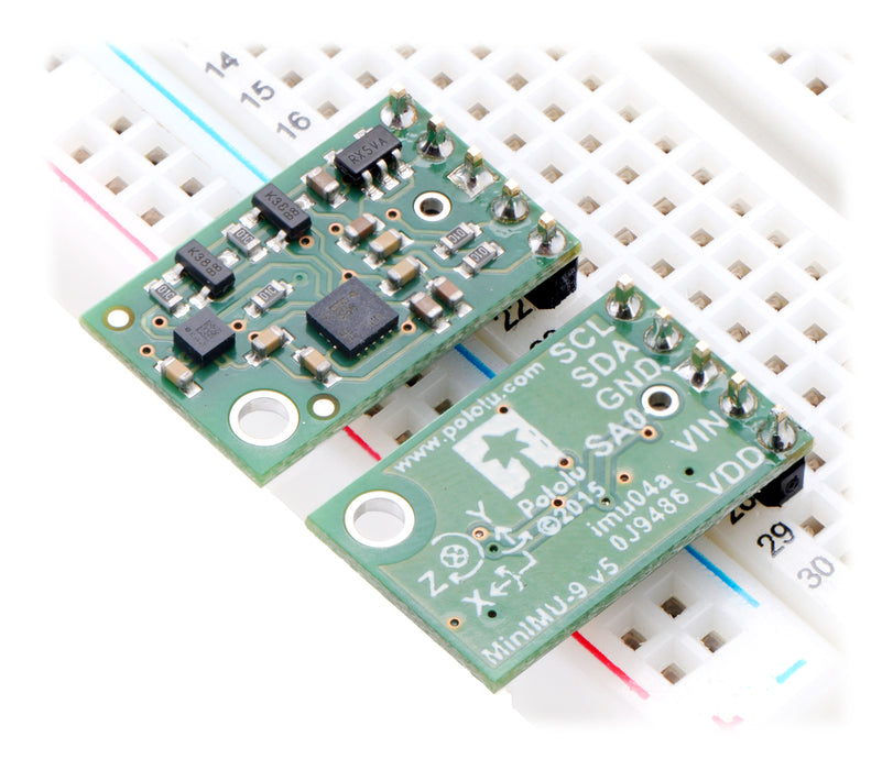 MinIMU-9 v5 Gyro, Accelerometer, and Compass (LSM6DS33 and LIS3MDL Carrier)