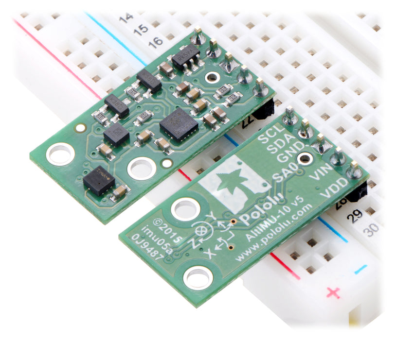 AltIMU-10 v5 Gyro, Accelerometer, Compass, and Altimeter (LSM6DS33, LIS3MDL, and LPS25H Carrier)