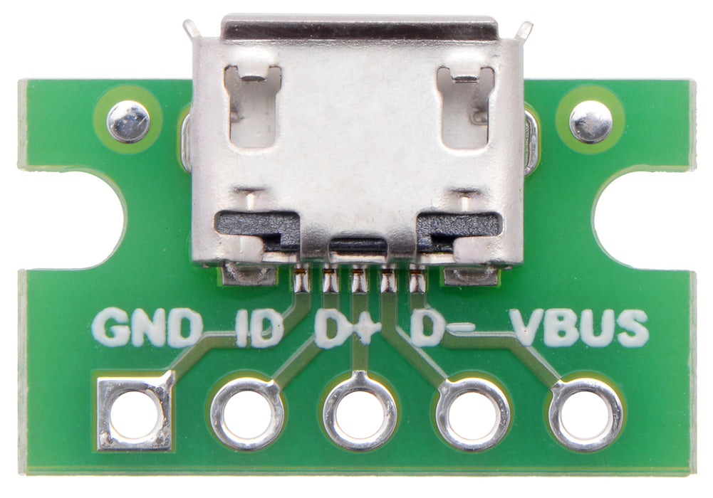 USB Micro-B Connector Breakout Board