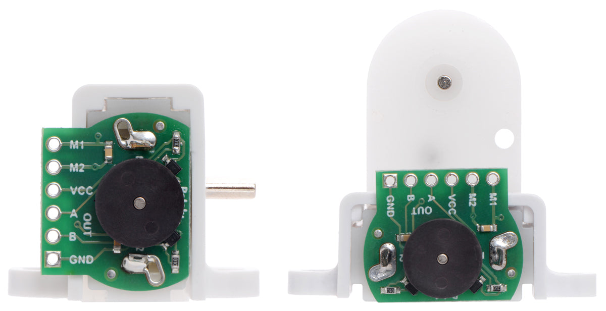 Magnetic Encoder Pair Kit for Mini Plastic Gearmotors, 12 CPR, 2.7-18V