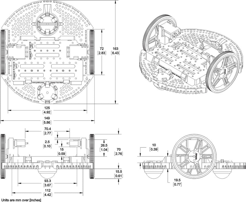 Romi Chassis Kit - White