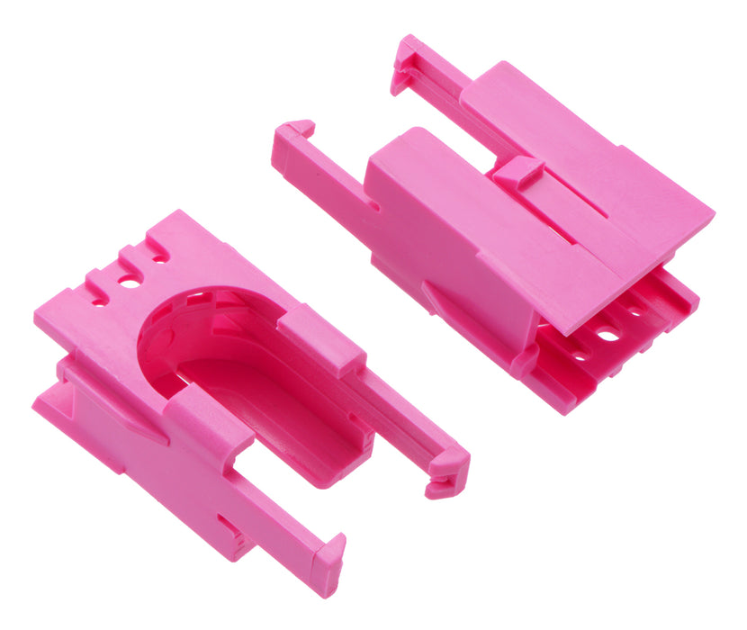 Romi Chassis Motor Clip Pair - Yellow