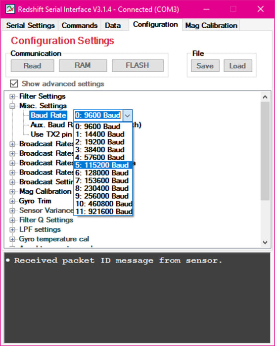 UM7 Orientation Sensor