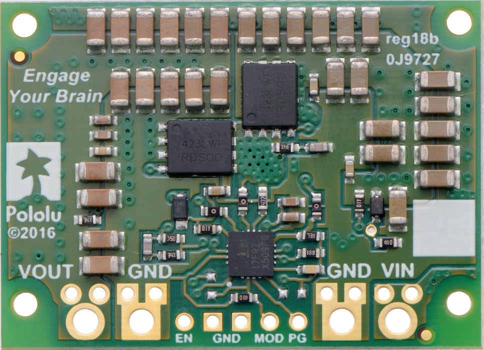 Pololu 3.3V, 15A Step-Down Voltage Regulator D24V150F3