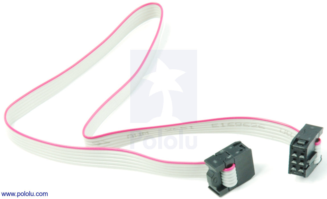 IDC socket: 2x3-Pin, 0.100" (2.54 mm) Female