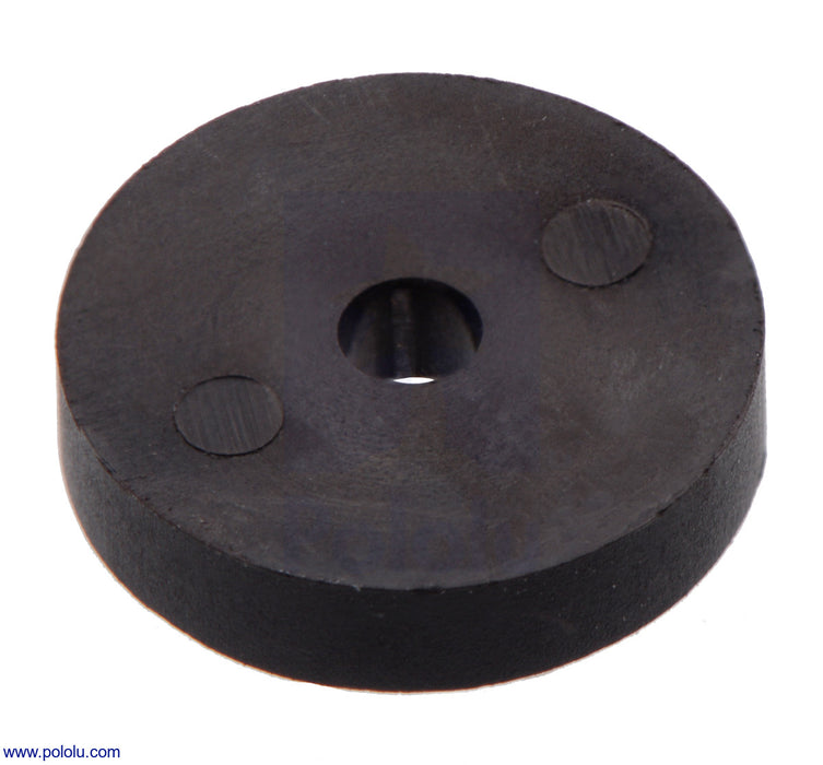 Magnetic Encoder Disc for 20D mm Metal Gearmotors, OD 9.7 mm, ID 2.0 mm, 20 CPR (Bulk)