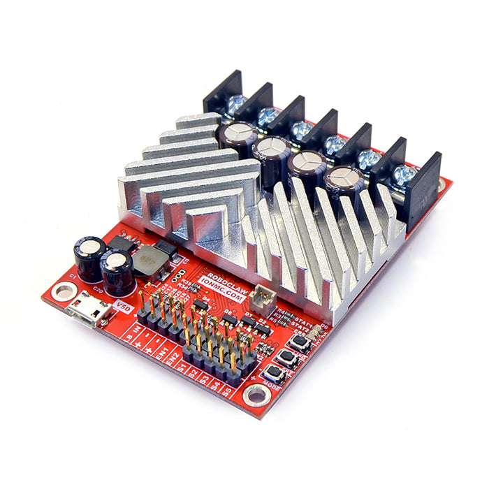 RoboClaw 2x45A Motor Controller (V5E, I/O pin header)