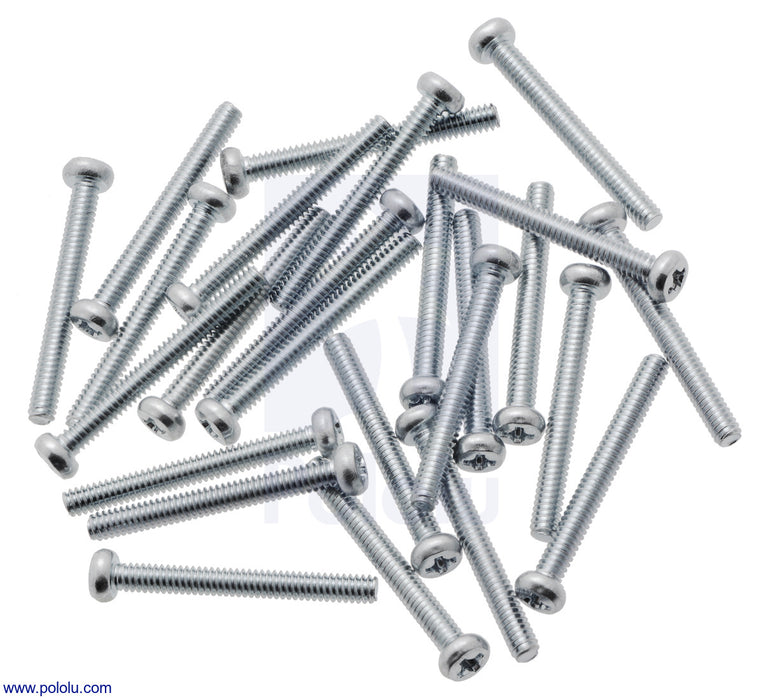 Machine Screw: #2-56, 3/4″ Length, Phillips (25-pack)