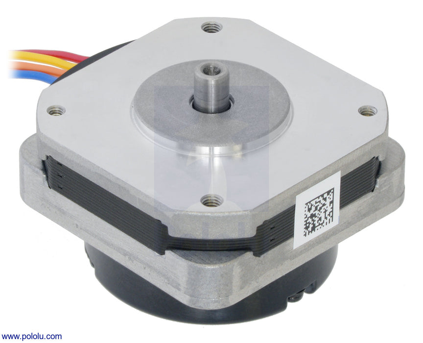 Sanyo Pancake Stepper Motor with Encoder: Bipolar, 200 Steps/Rev, 42×24.5mm, 3.5V, 1 A/Phase, 4000 CPR