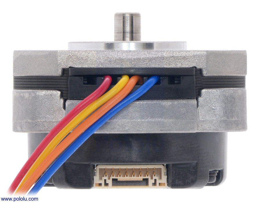 Sanyo Pancake Stepper Motor with Encoder: Bipolar, 200 Steps/Rev, 42×24.5mm, 3.5V, 1 A/Phase, 4000 CPR