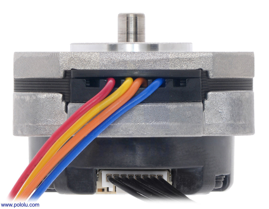 Sanyo Pancake Stepper Motor with Encoder: Bipolar, 200 Steps/Rev, 42×24.5mm, 3.5V, 1 A/Phase, 4000 CPR