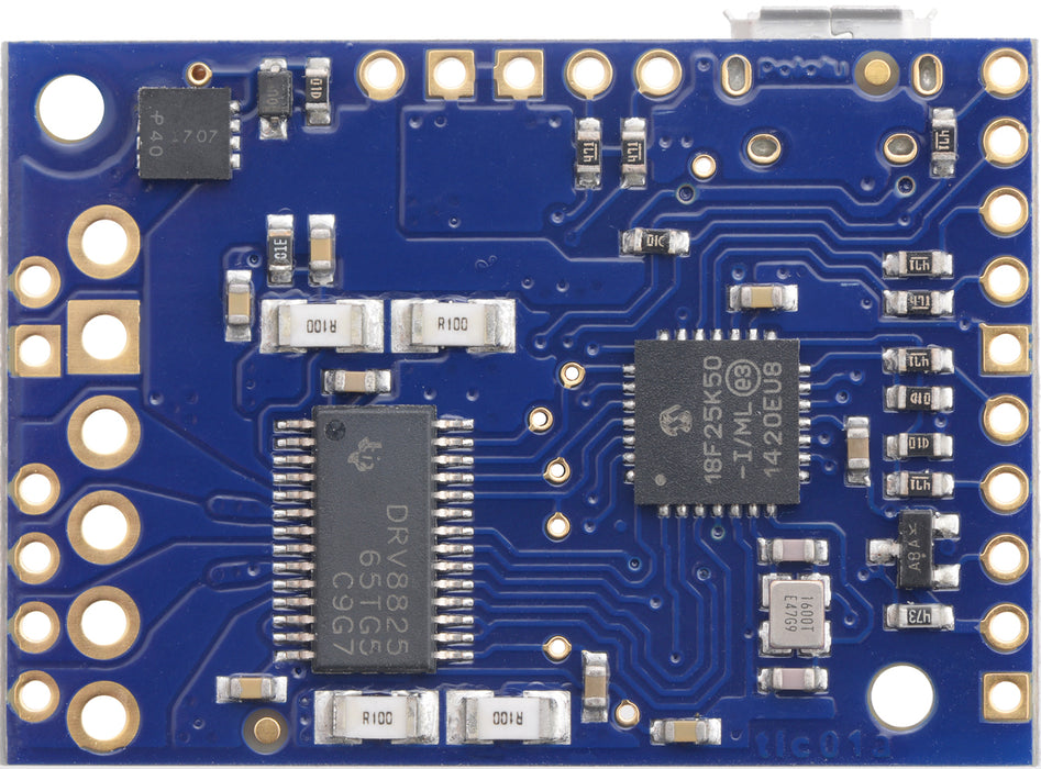 Tic T825 USB Multi-Interface Stepper Motor Controller (Connectors Soldered)