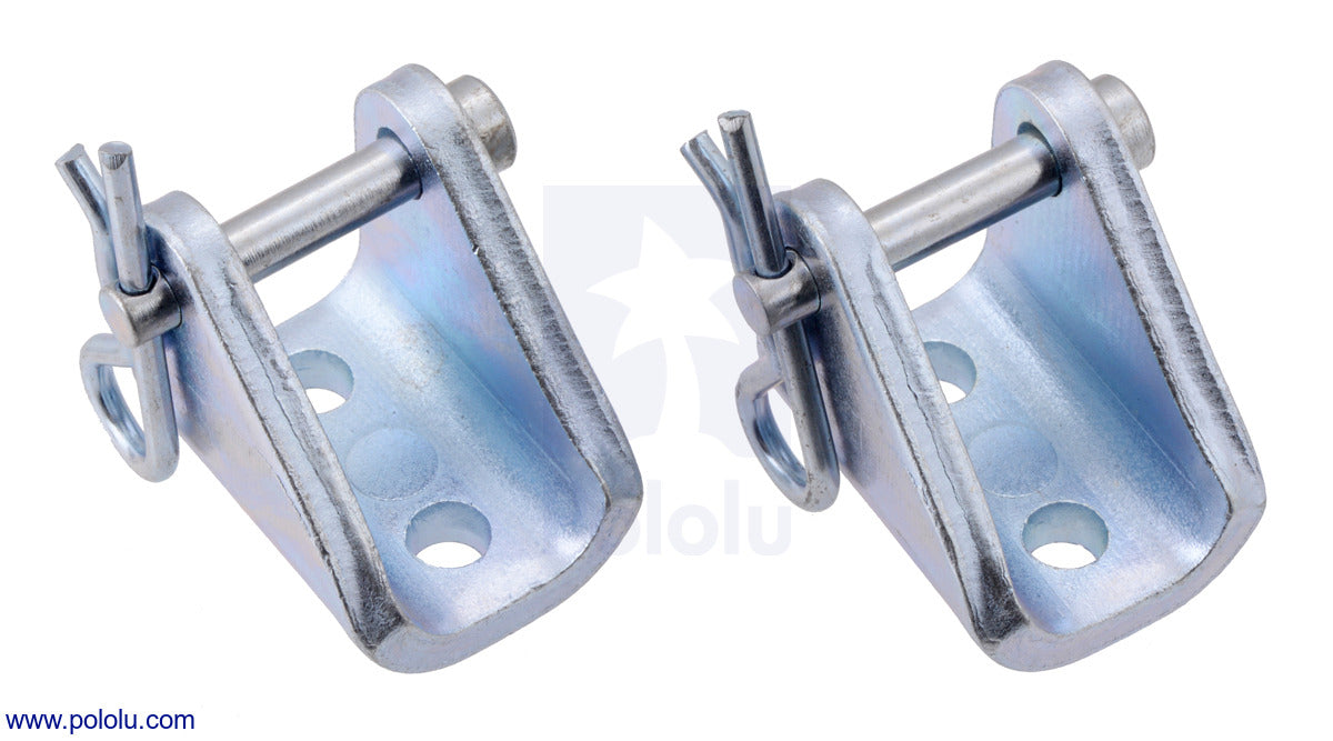 Mounting Bracket Pair for Glideforce Light-Duty Linear Actuators - Steel