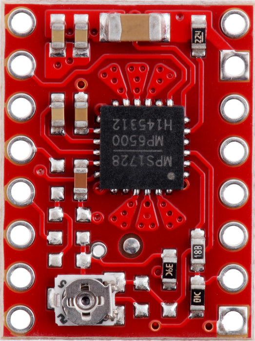 MP6500 Stepper Motor Driver Carrier, Potentiometer Current Control (Header Pins Soldered)