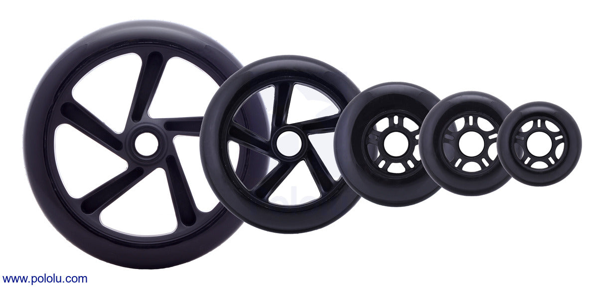 Scooter/Skate Wheel 100×24mm - Black