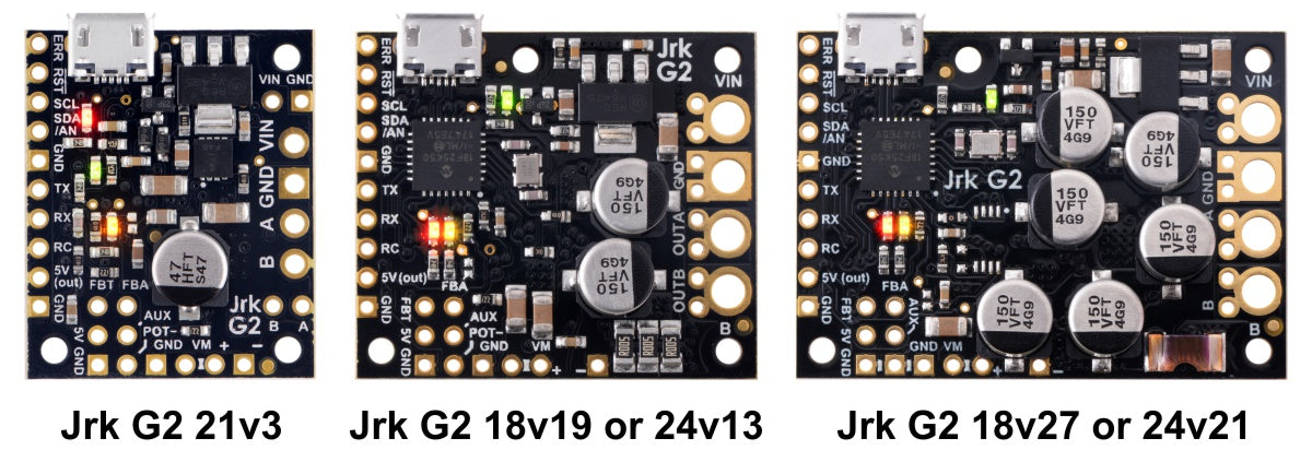 Jrk G2 24v13 USB Motor Controller with Feedback